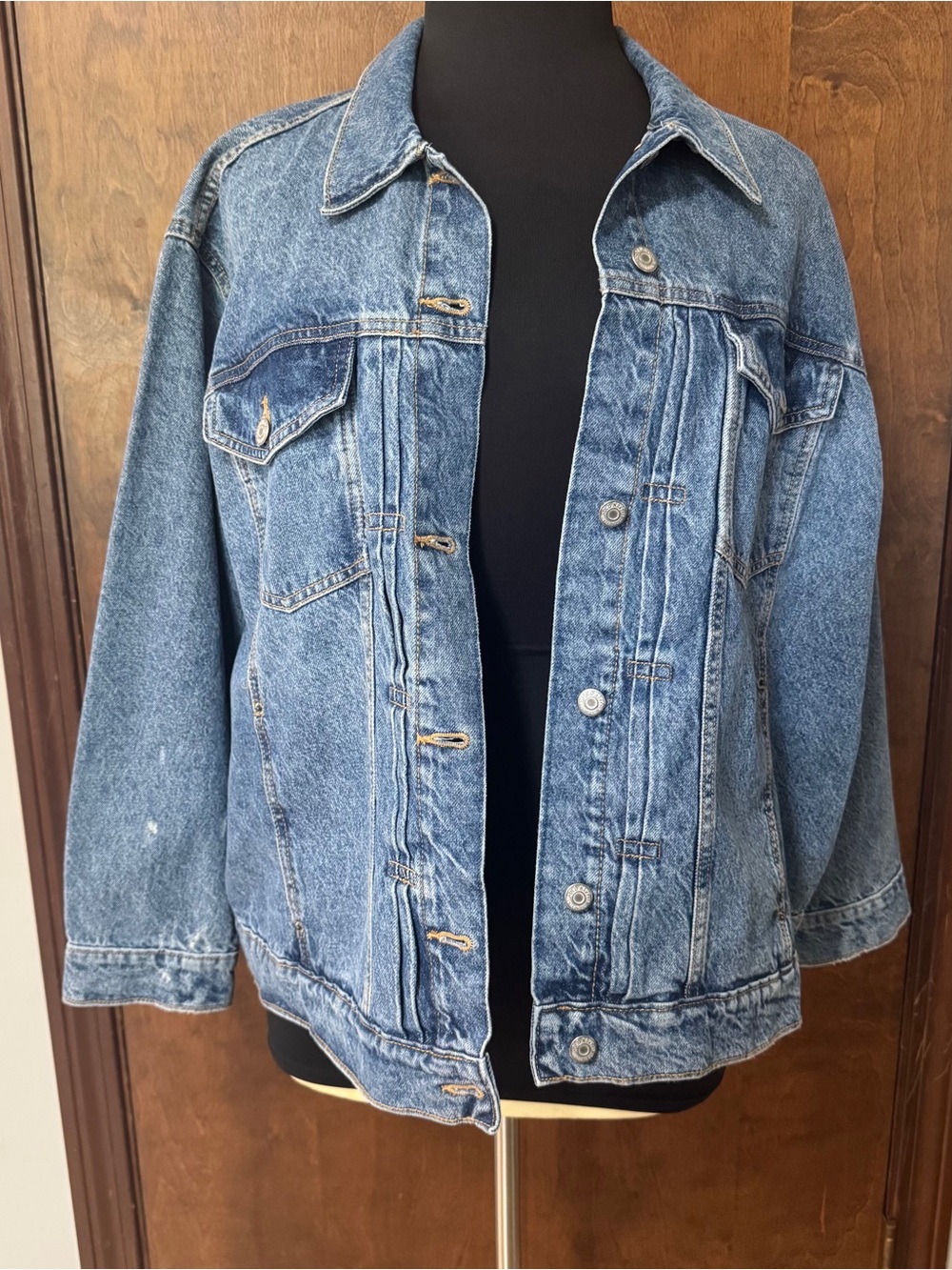 Old Navy plus size stone wash  Blue Denim Jacket